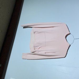 light pink hoodie